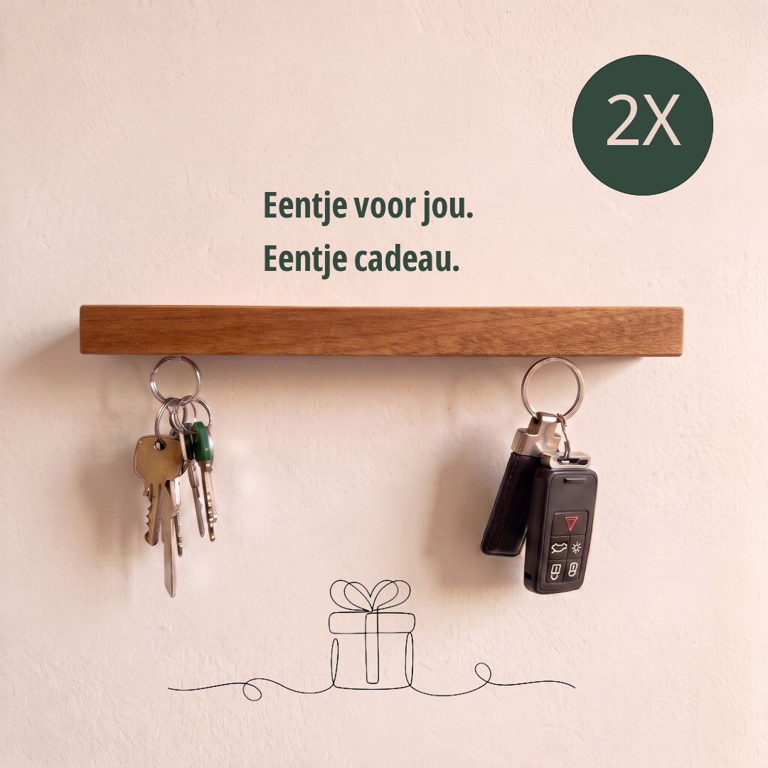 HangKey Duo XL Mahonie – 2 stuks