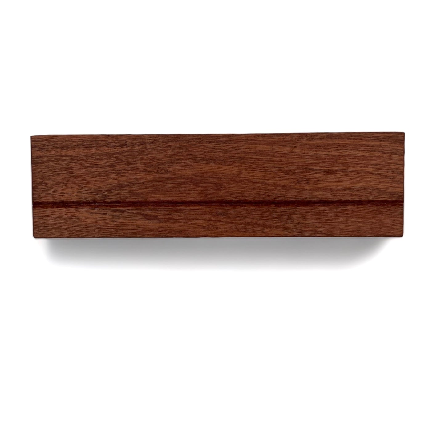 HangKey Plankie Mahonie X - Wandplank - Sleutelplank - Sleutelrek - recht van boven