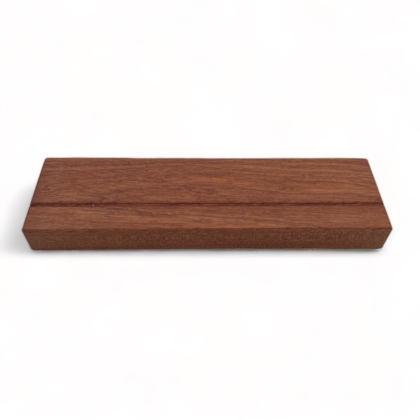 HangKey Plankie Mahonie X - Wandplank - Sleutelplank - Sleutelrek - bovenaanzicht
