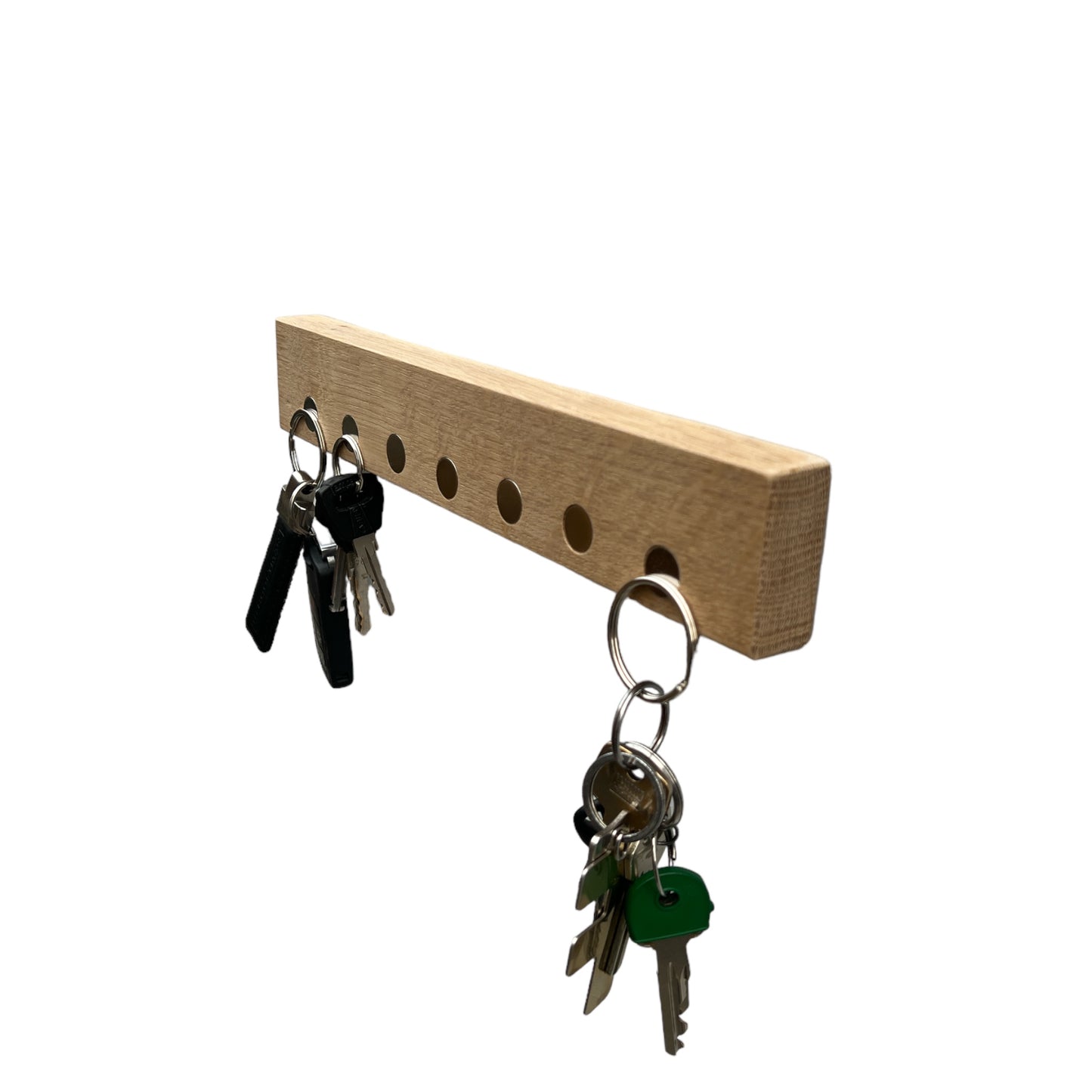 HangKey Plankie eiken sleutelplank YL zijaanzicht