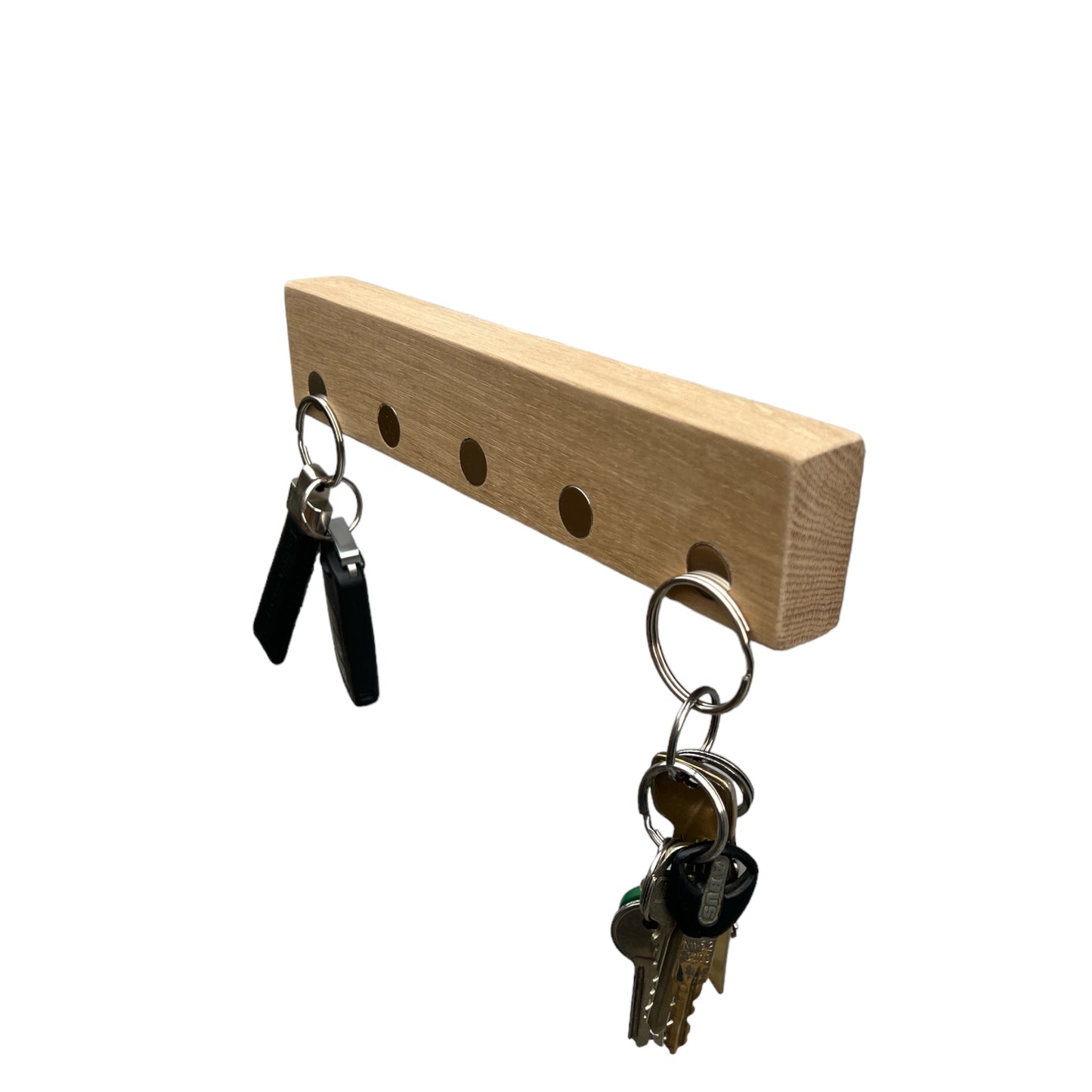 HangKey Plankie Y massief eiken sleutelplank - bovenaanzicht