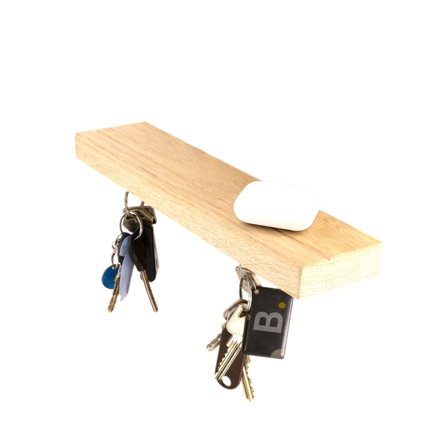 HangKey Plankie XL Essen - Massief Amerikaans Essen sleutelplank voor 7 sleutelbossen (kopie)