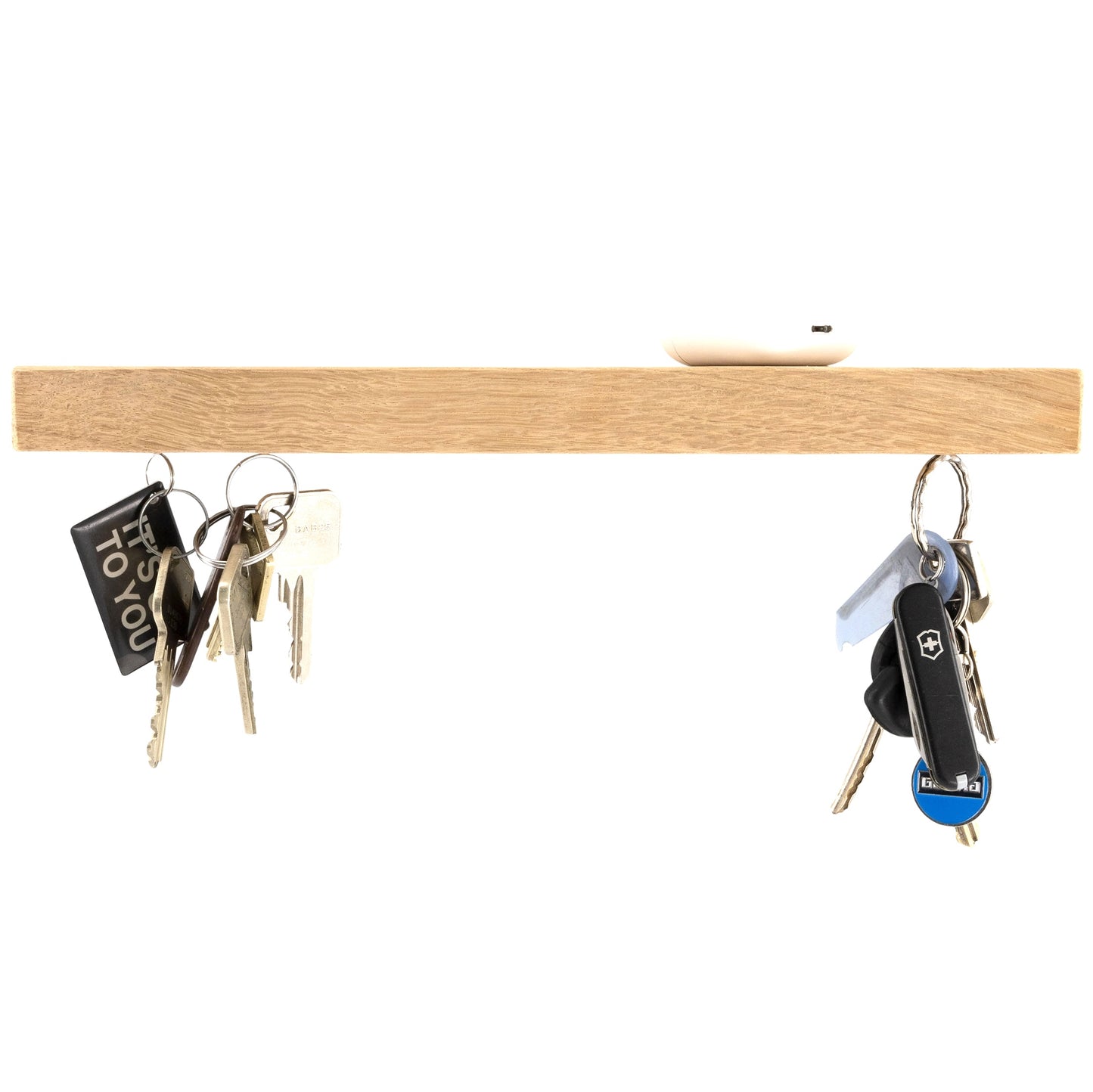 HangKey Plankie XL Essen - Massief Amerikaans Essen sleutelplank voor 7 sleutelbossen (kopie)