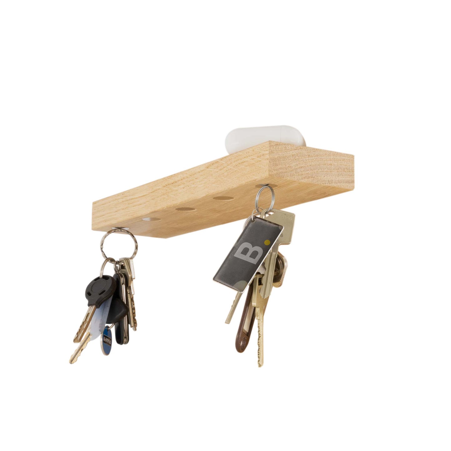 Sleutelkast - sleutelplank - Hangkey Plankie X - Onderkant - 5 Neodymium magneten