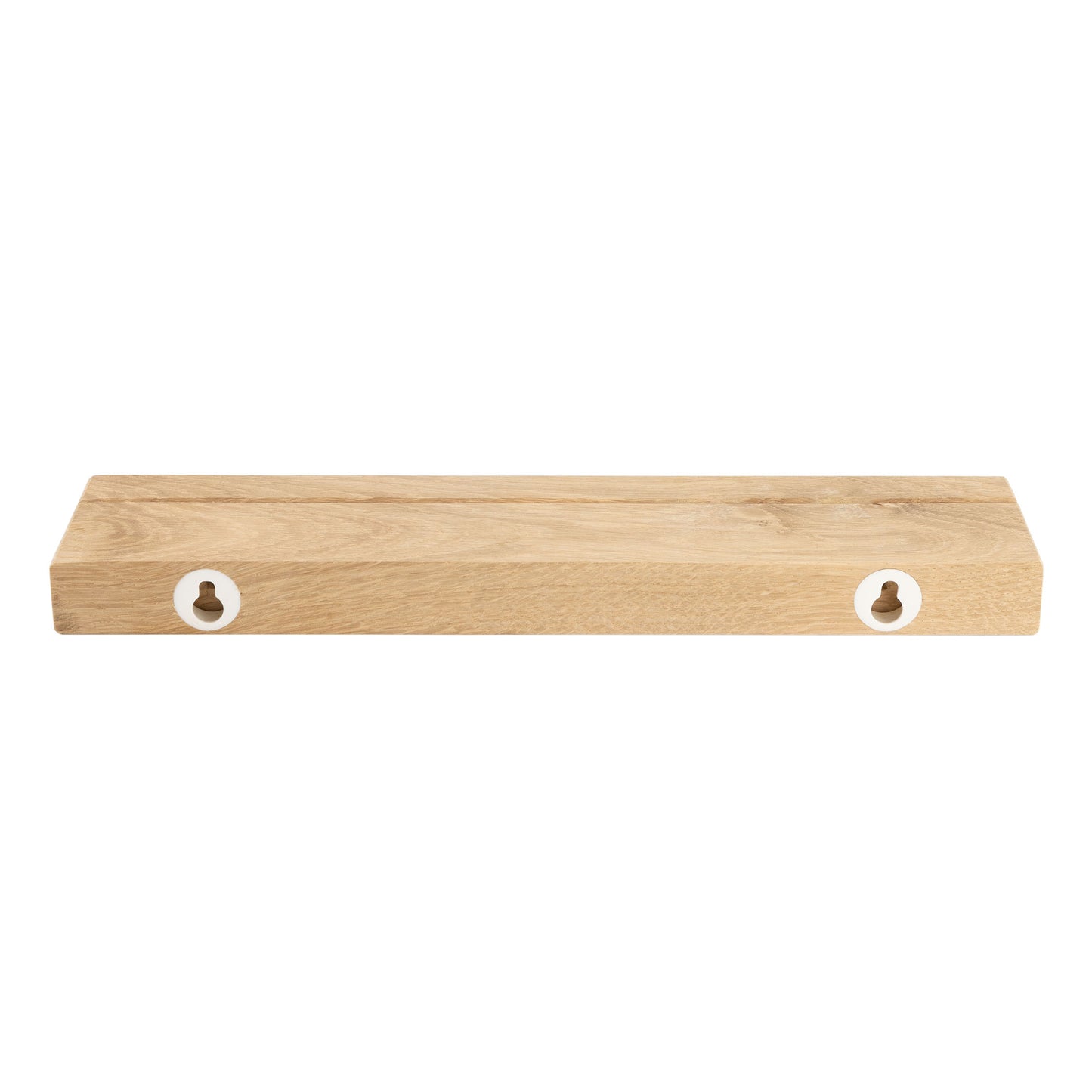 Sleutelplank, sleutelrek, sleutelrekje, sleutelhouder van massief notenhout. Voorzien van 7 supersterke magneten. HangKey Plankie XL eiken ophangers