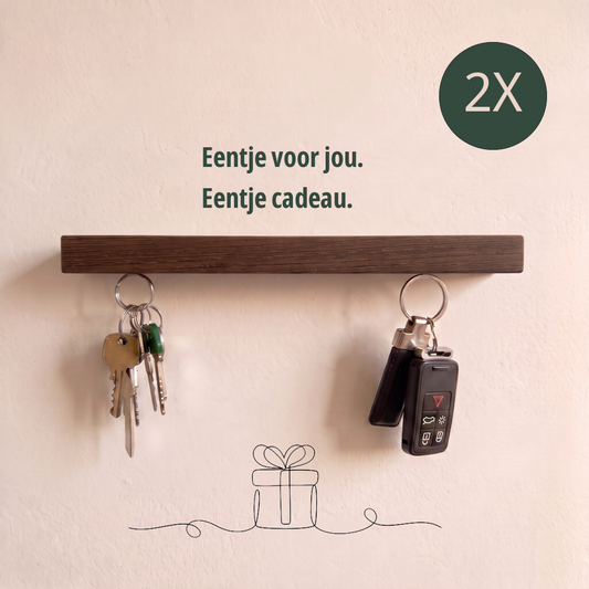 HangKey Duo XL Wengé – 2 stuks