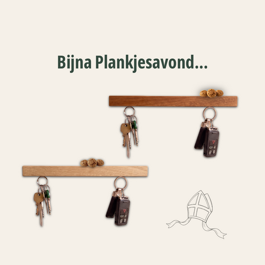 HangKey Sinterklaasduo XL – Eiken + Mahonie