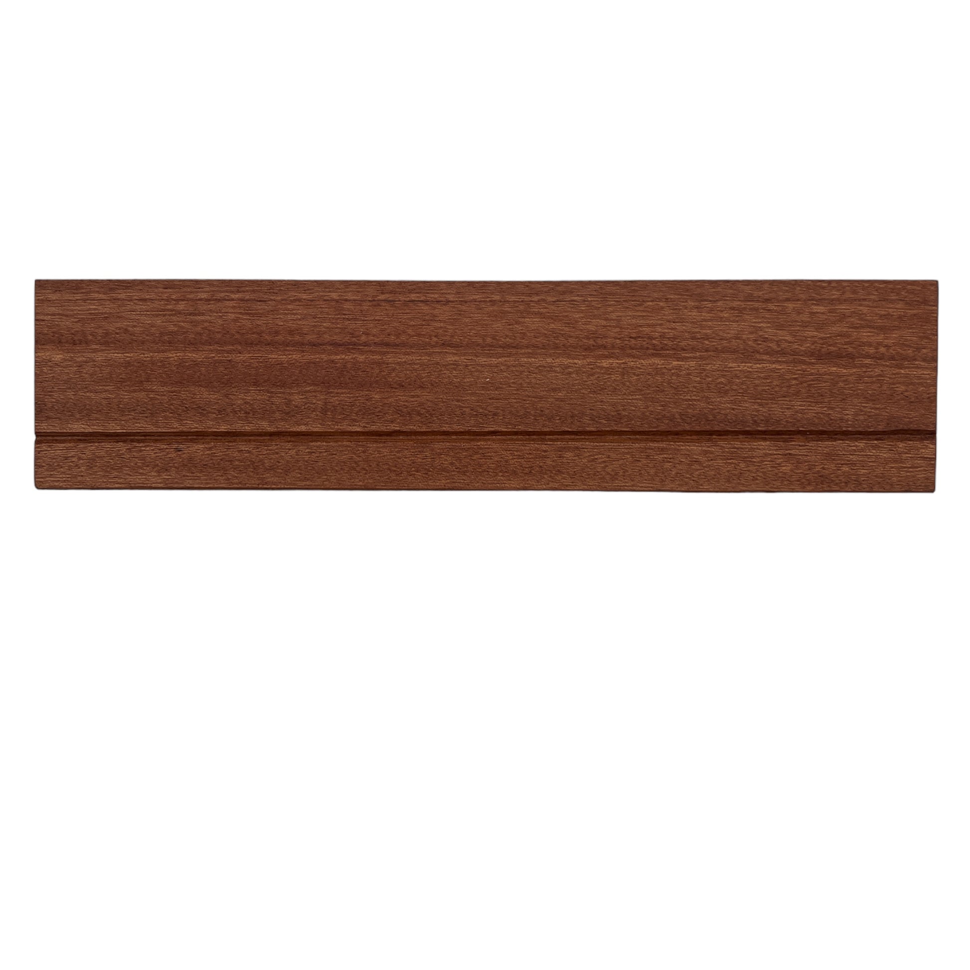 HangKey Plankie XL Mahonie - Wandplank - Sleutelplank - Sleutelrek - bovenaanzicht