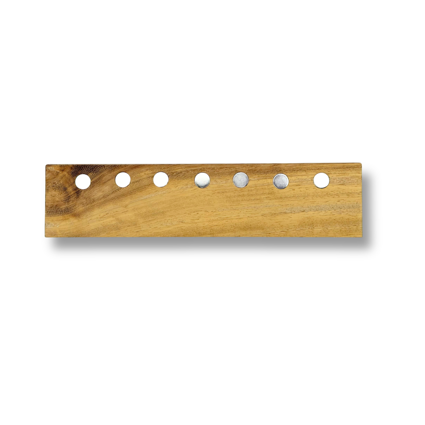 HangKey Plankie XL Iroko hout - Massieve sleutelplank voor 7 sleutelbossen * SPECIAL EDITION !