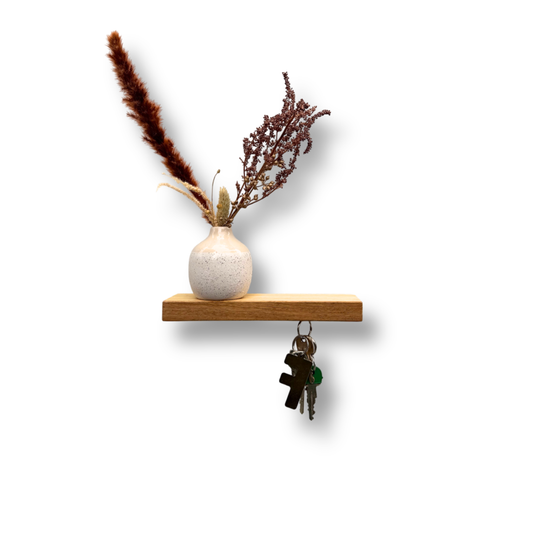 HangKey Plankie X Iroko hout - Massieve sleutelplank voor 5 sleutelbossen * SPECIAL EDITION !