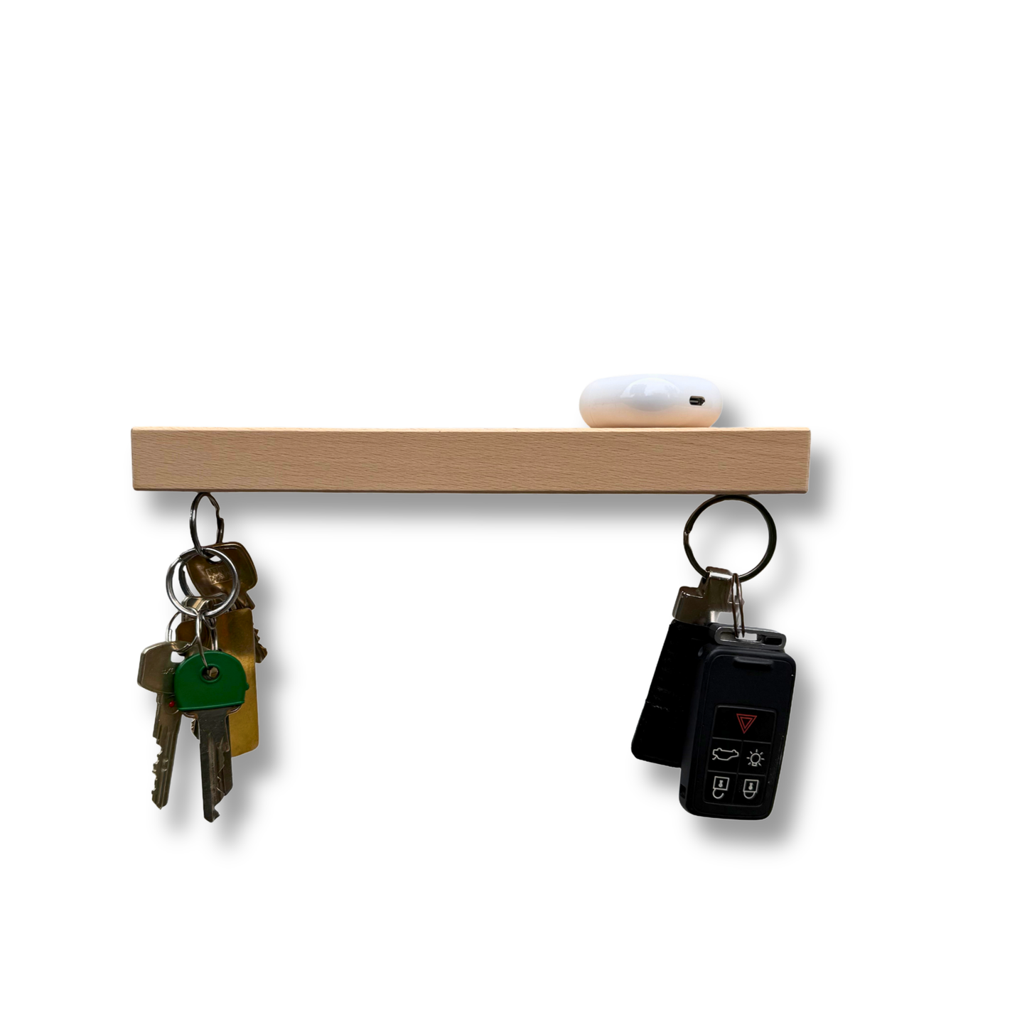 HangKey Plankie X Beukenhout - Massieve sleutelplank voor 5 sleutelbossen * SPECIAL EDITION !