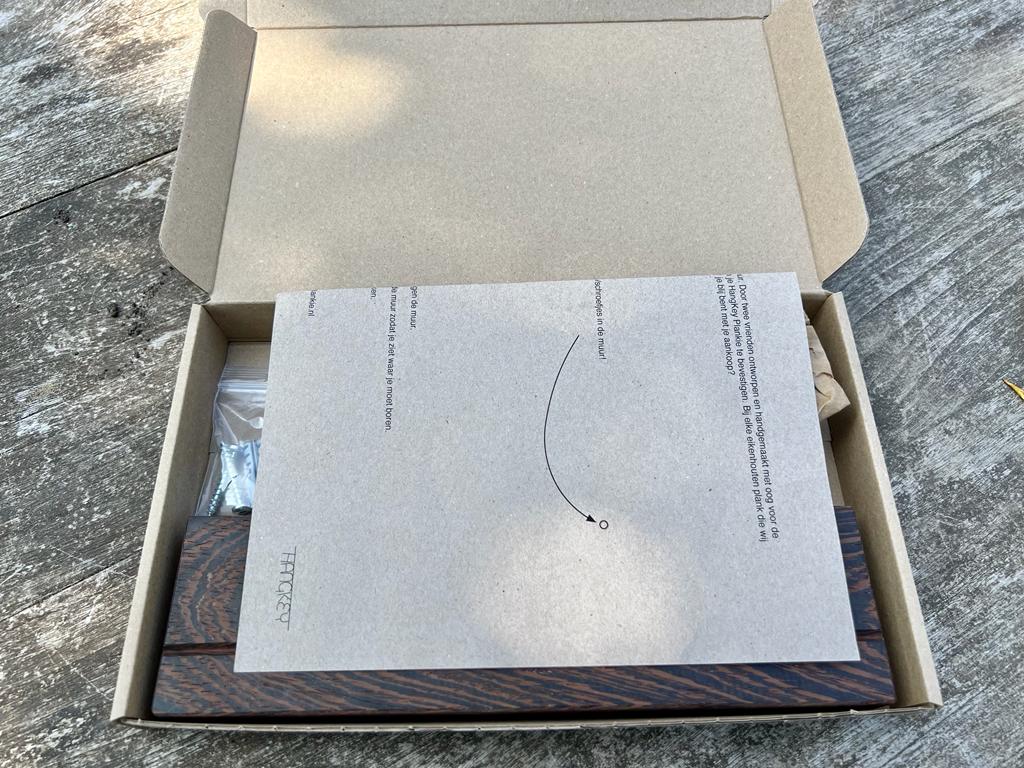 HangKey Plankie XL Wenge in doosje met instructies